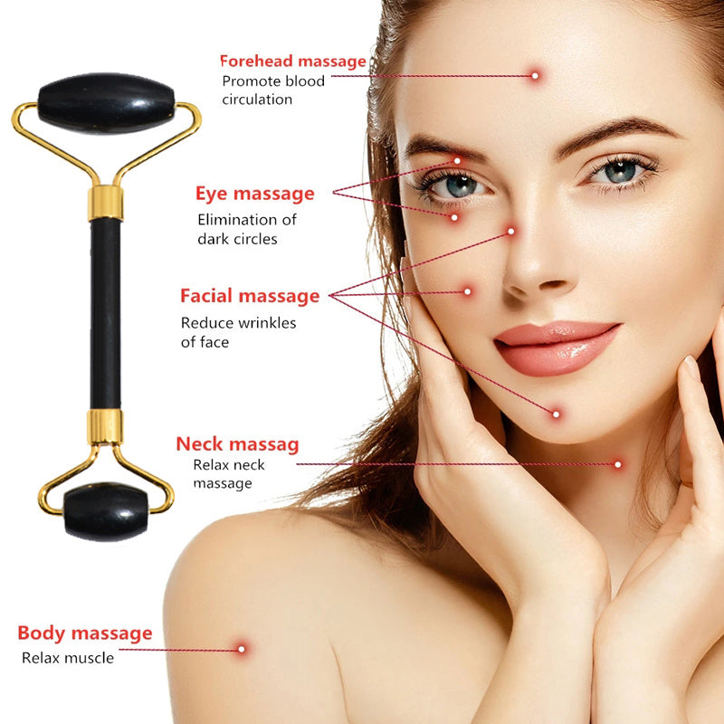 Beauty Face Care Massage Jade Device - Bionic Mind & BOD