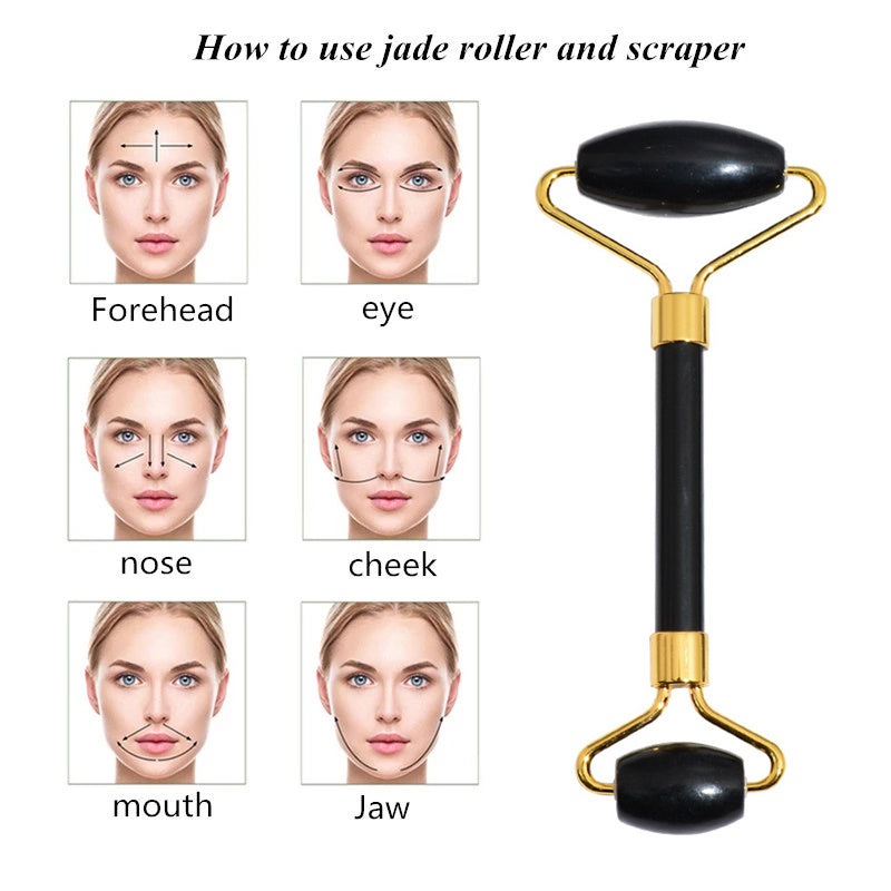 Beauty Face Care Massage Jade Device - Bionic Mind & BOD