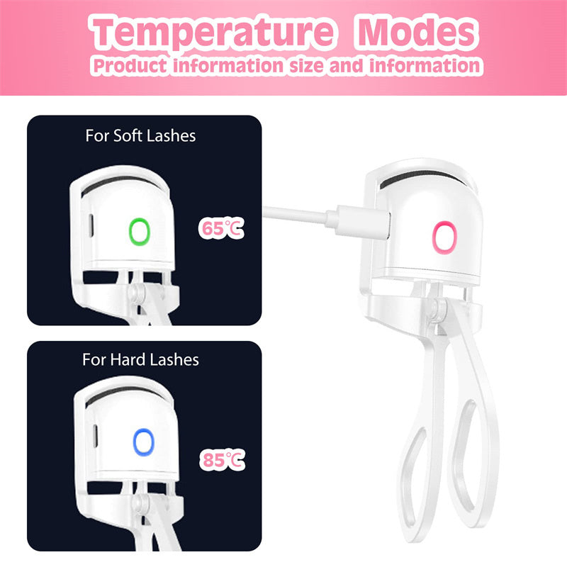 Electric Temperature Control Heated Eyelash Curler - Bionic Mind & BOD