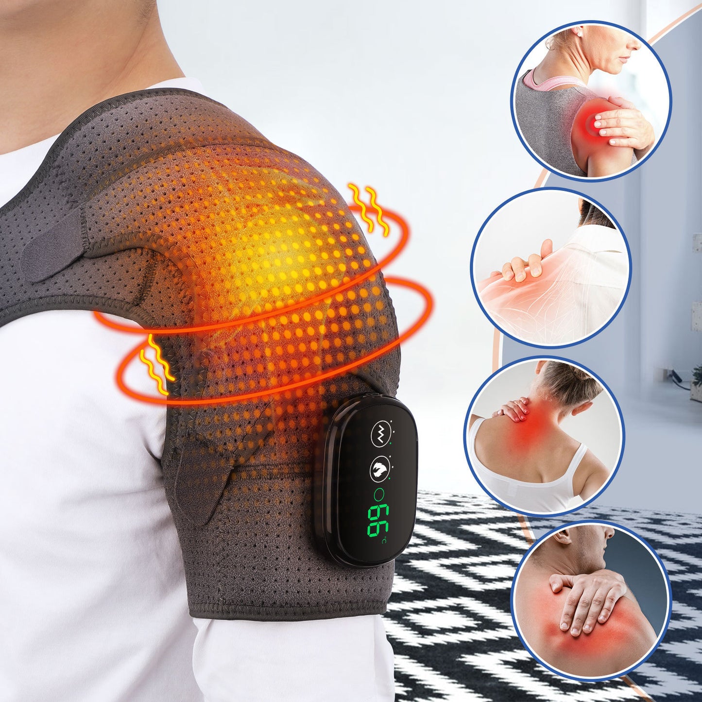 Electric Heating Shoulder Pad - Bionic Mind & BOD