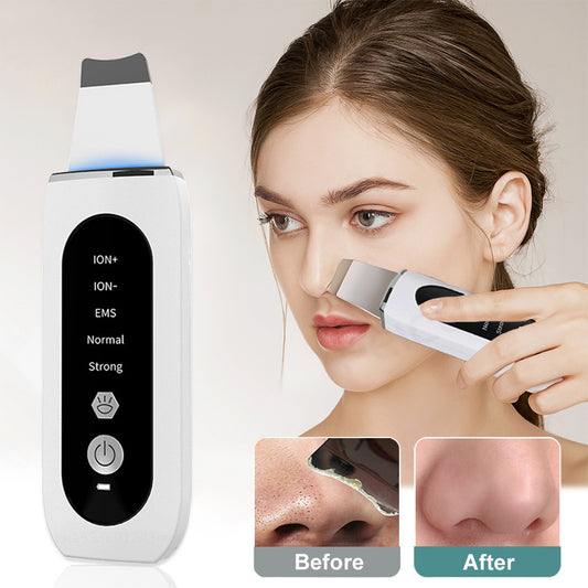 Ultrasonic Skin Scrubber 5 Modes EMS Blackhead - Bionic Mind & BOD