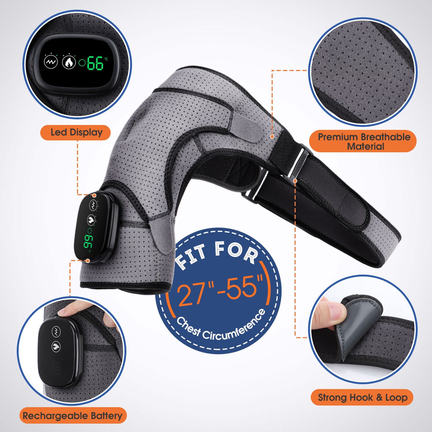 Electric Heating Shoulder Pad - Bionic Mind & BOD